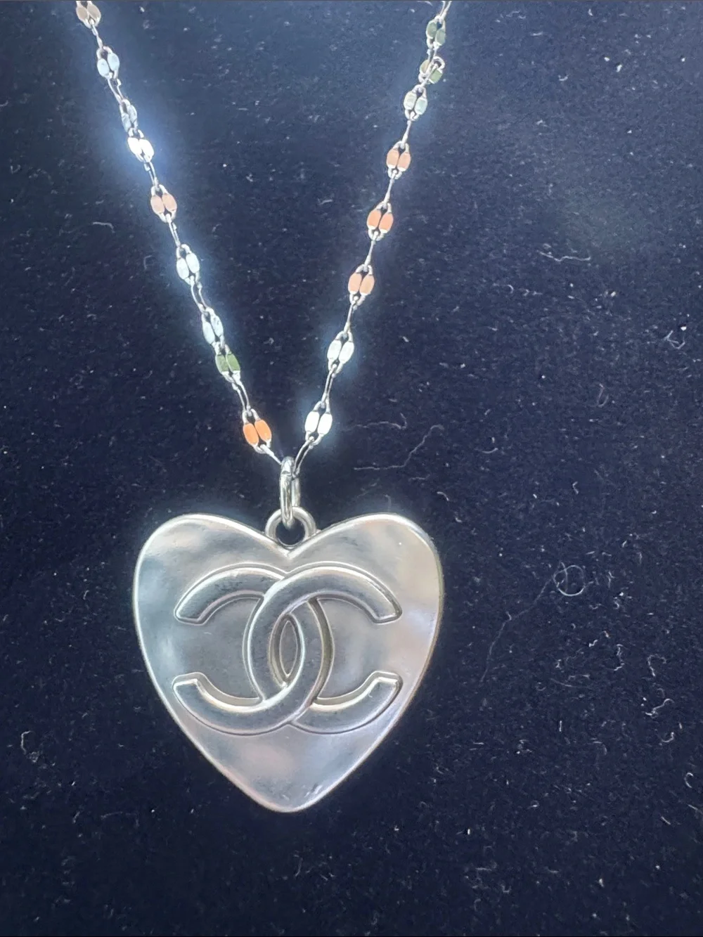 Necklace Silver Heart Pendant